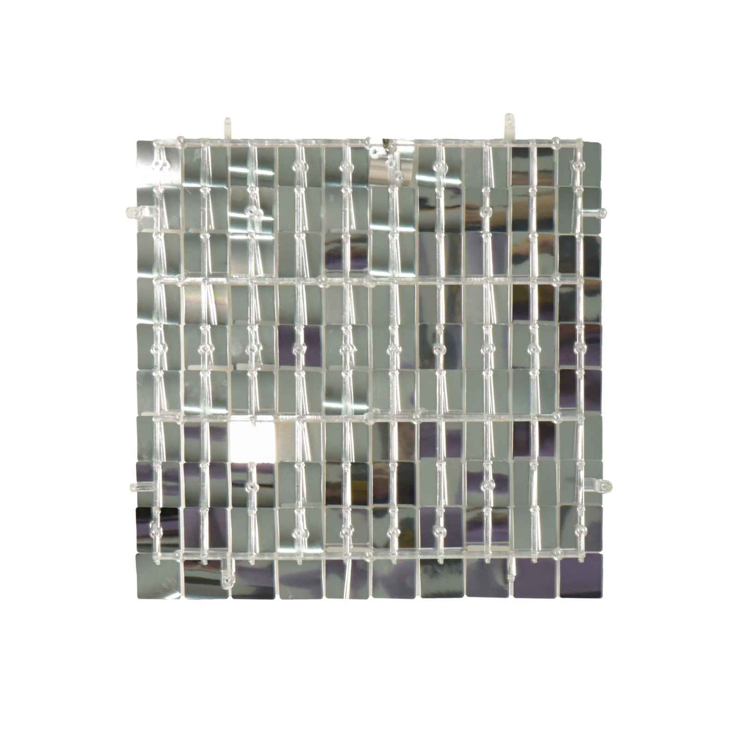 Mocsicka Square Silver Shimmer Wall Panels Easy Setup Wedding Theme Party Decorations