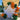 Mocsicka Orange Baby Shower Decorations Party Round Cover-Mocsicka Party