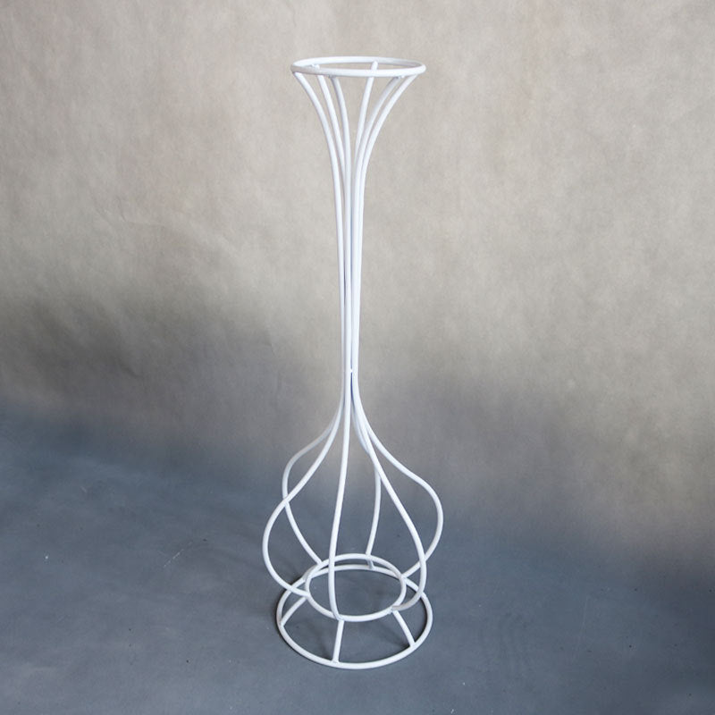 Flash Sale Mocsicka Metal Vase Shape Flowers Decoration Stand for Birthday/Wedding Party