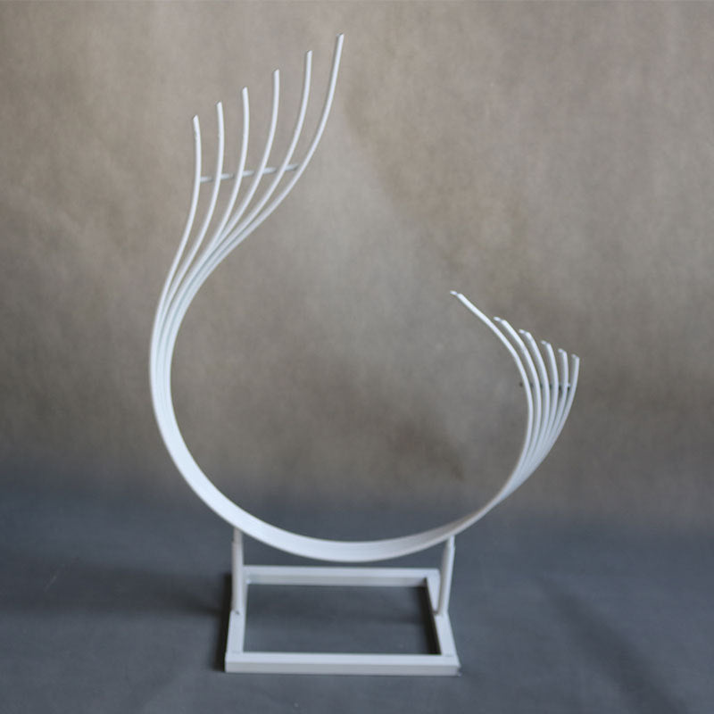 Flash Sale Mocsicka Metal Peacock Open Shape Floral Decoration Stand for Birthday/Wedding Party
