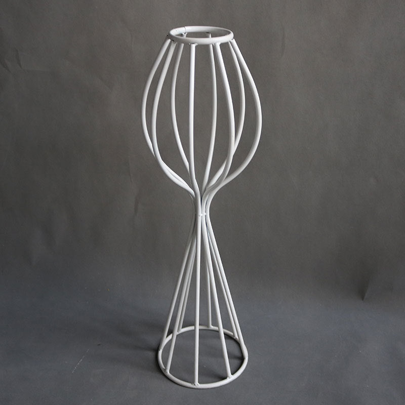 Flash Sale Mocsicka Metal Vase Shape Floral Decoration Stand for Birthday/Wedding Party