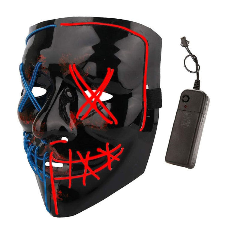 Mocsicka Halloween Two Color Glowing Ghost Mask