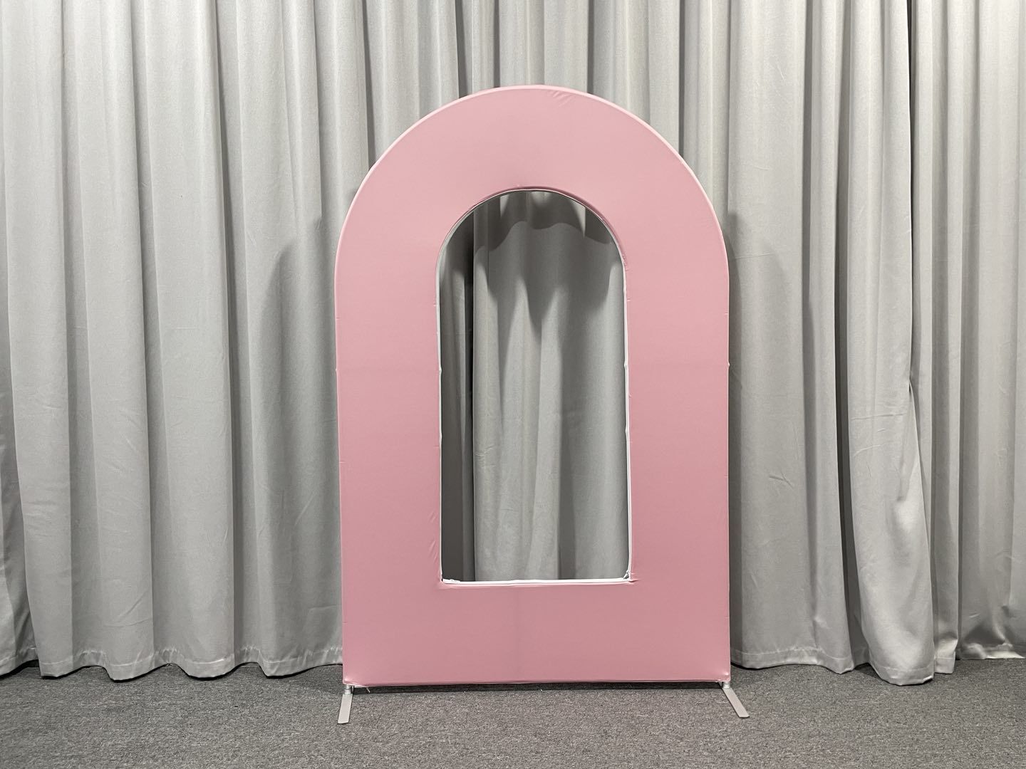 Mocsicka Open Wall Aluminum Alloy Stand and Double-printed Cover Backdrop for Party Decoration