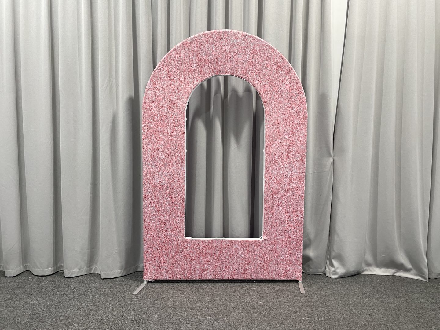 Mocsicka Open Wall Aluminum Alloy Stand and Double-printed Cover Backdrop for Party Decoration