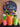 Mocsicka Heart Graffiti Love Party Round Cover Backdrop-Mocsicka Party
