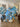 Mocsicka Blue Sky and White Clouds Round Cover Backdrop for Birthday Party-Mocsicka Party