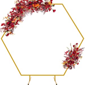 Flash Sale Mocsicka 6.5FT Aluminum Alloy Hexagonal Metal Stand for Party Decor