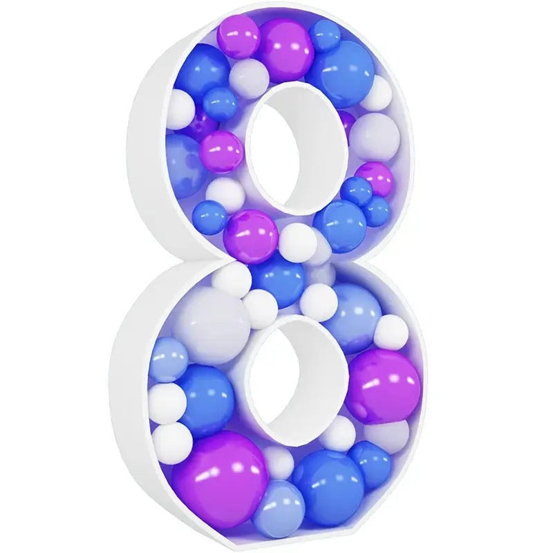 Mocsicka Balloon Number KT Board for Party Decoration