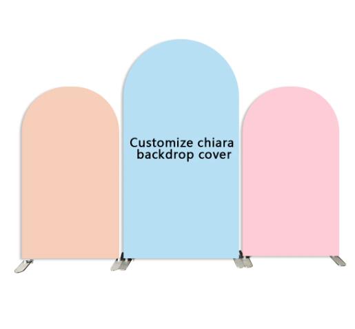 Mocsicka Candy Donut Theme Double-printed Chiara Cover Backdrop for Birthday Party