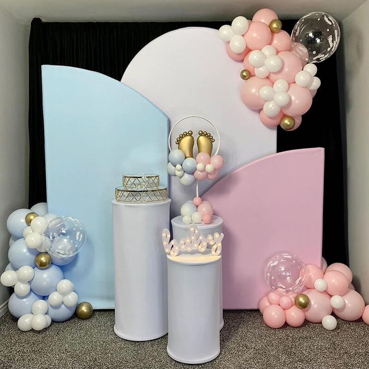 Flash Sale Mocsicka Aluminum Alloy Arch Stand and Double-printed Cover Backdrop for Party Decoration