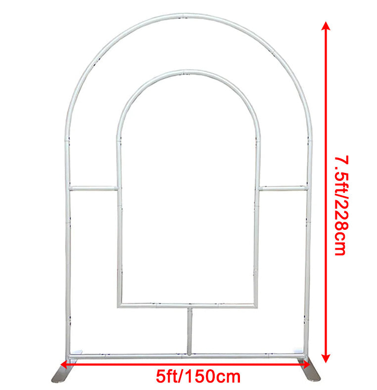 Mocsicka Open Wall Aluminum Alloy Stand and Double-printed Cover Backdrop for Party Decoration-Mocsicka Party