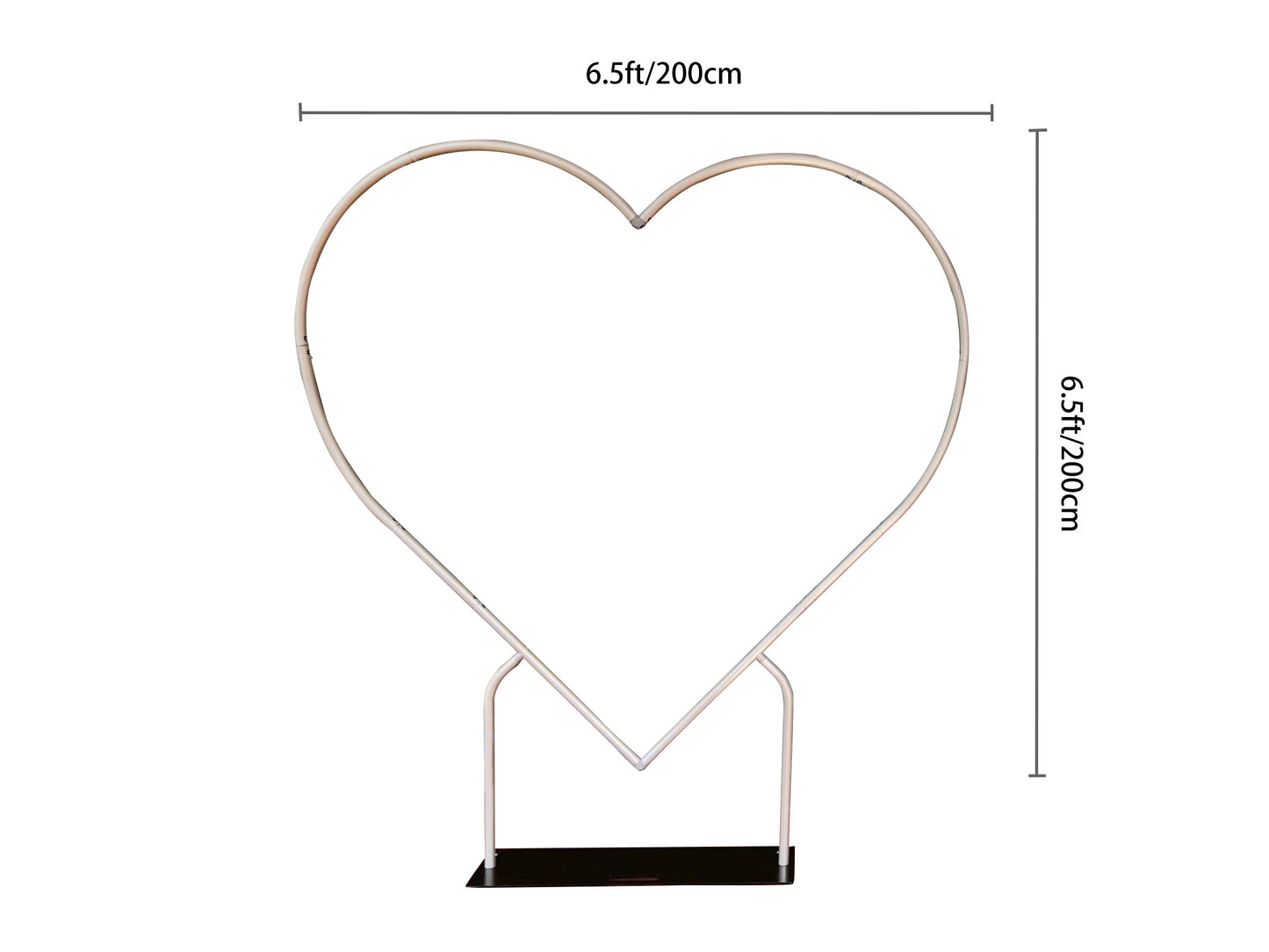 Mocsicka Heart-shaped aluminum alloy Stand and Double-printed Cover Backdrop for Party Decoration-Mocsicka Party