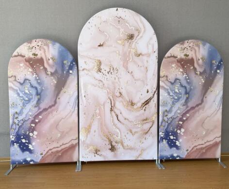 Mocsicka Abstract Painted Art Theme Double-printed Chiara Cover Backdrop for Birthday Party-Mocsicka Party