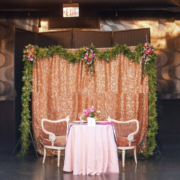 Mocsicka Party Sequin Background Curtain Backdrop