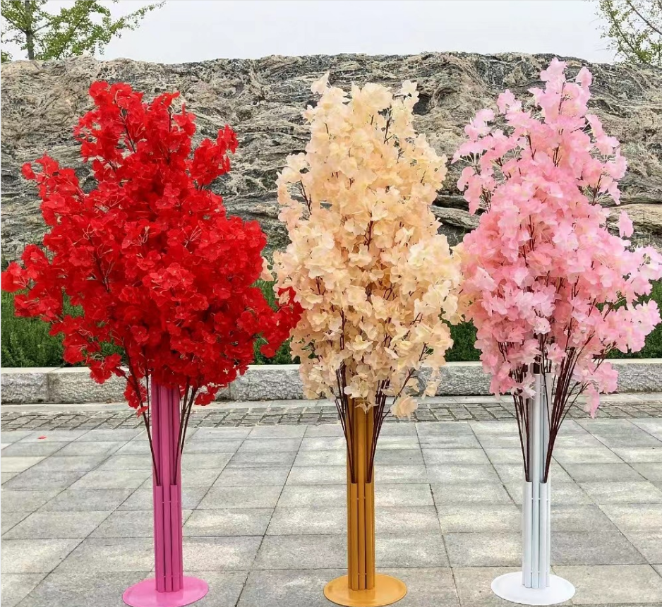 Flash Sale Mocsicka 4Pcs Metal Tubular Flower Arrangement Decoration Stand for Birthday/Wedding Party