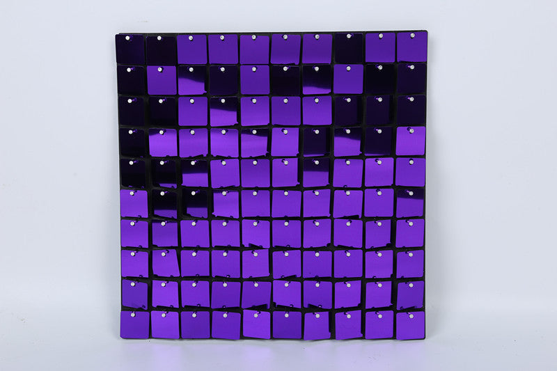 Mocsicka Purple Shimmer Wall Panels Easy Setup-Mocsicka Party