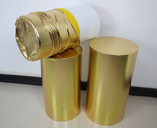 Mocsicka Party 5pcs/set Solid Color Cylinder Cover