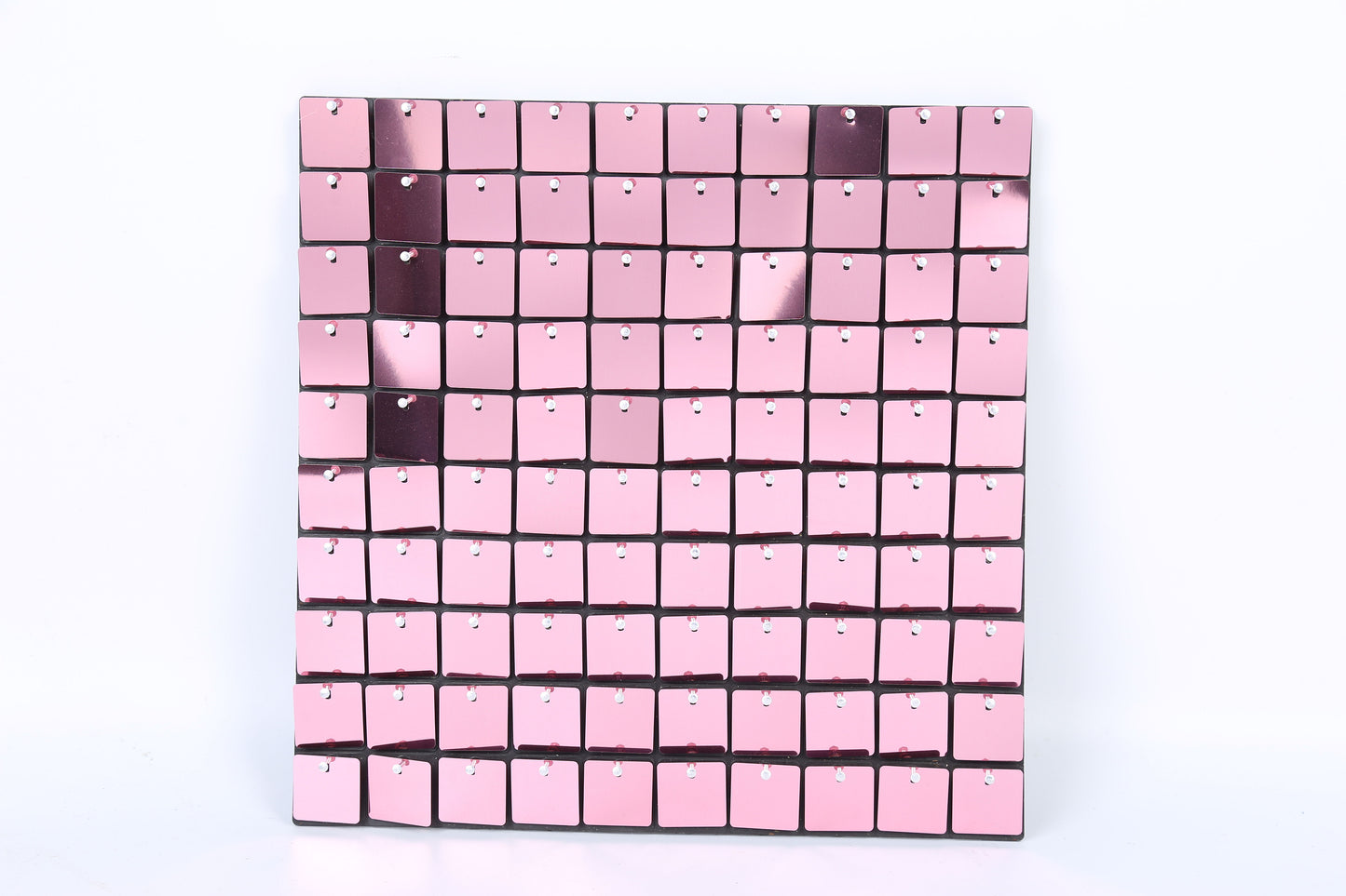 Mocsicka Square Pink Shimmer Wall Panels Easy Setup