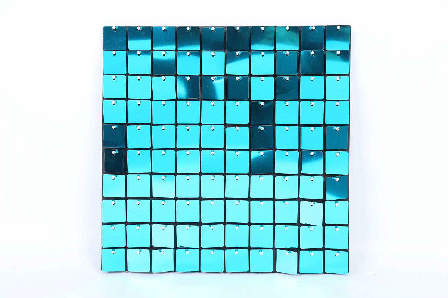 Mocsicka Square Turquoise Shimmer Wall Panels Easy Setup-Mocsicka Party