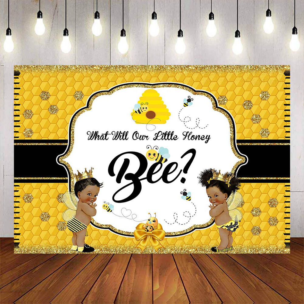 Mocsicka Honey Bee Theme Gender Reveal Party Decoration Props-Mocsicka Party