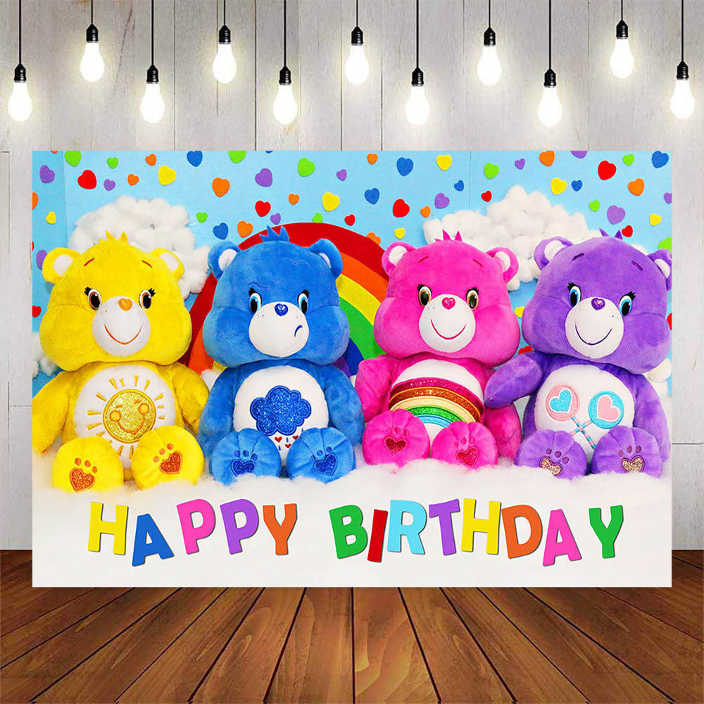 Mocsicka Bears Photo Banners Birthday Party Backdrop-Mocsicka Party