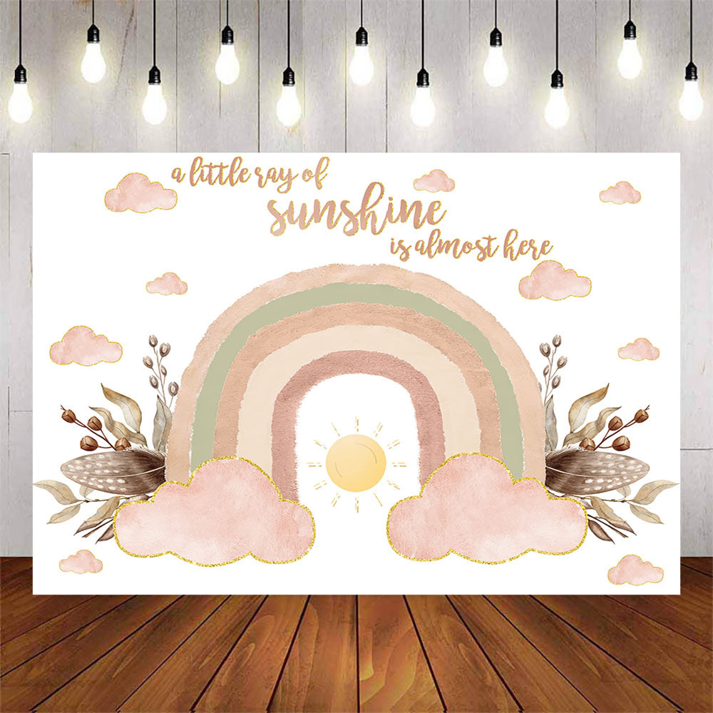 Mocsicka Boho Rainbow Happy Birthday Party Banners-Mocsicka Party