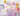 Mocsicka Rainbow Unicorn Happy Birthday Party Prop Golden Stars Pink Background-Mocsicka Party