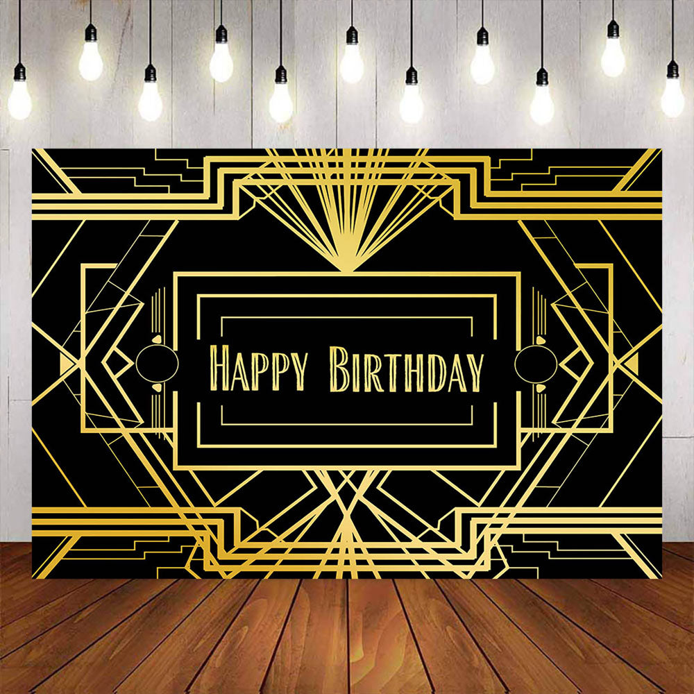 Mocsicka Gatsby Theme Backdrop Birthday Party Banners-Mocsicka Party
