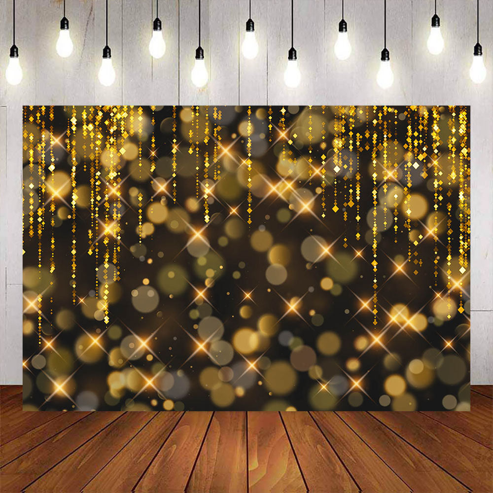 Mocsicka Halo Sparkling Glowing Dots Photo Banner-Mocsicka Party