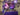 Mocsicka Happy Birthday Decor Sliver Champagne High Heels and Purple Balloons Backdrop-Mocsicka Party