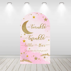 Mocsicka Twinkle Little Star Double-printed Arch Cover Backdrop