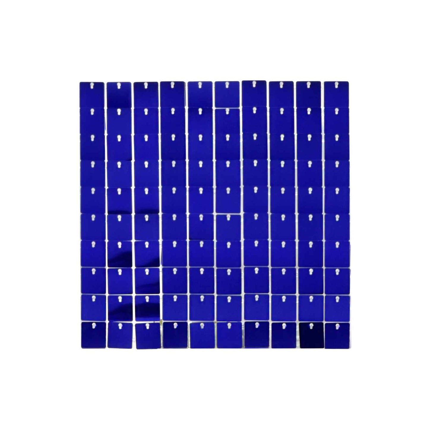 Mocsicka Square Royal Blue Shimmer Wall Panels Easy Setup