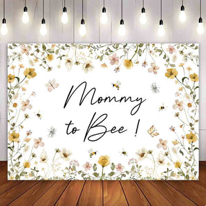 Mocsicka Mommy to Bee Baby Shower Party Backdrop
