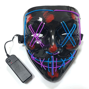 Mocsicka Halloween Two Color Glowing Ghost Mask