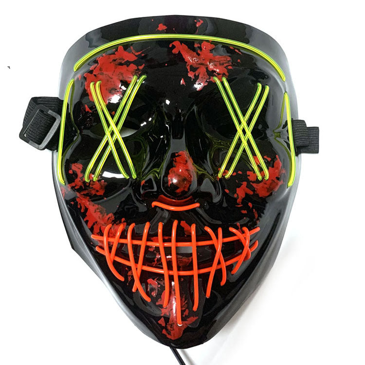 Mocsicka Halloween Two Color Glowing Ghost Mask