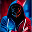 Mocsicka Halloween Two Color Glowing Ghost Mask