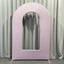 Mocsicka Open Wall Aluminum Alloy Stand and Double-printed Cover Backdrop for Party Decoration