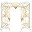 Flash Sale Mocsicka 9x10ft Aluminum Alloy Arch Door Stand and Double-printed Cover Backdrop for Party Decoration