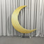 Flash Sale Mocsicka Half Crescent aluminum alloy Stand and Double-printed Cover Backdrop for Party Decoration