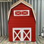 Flash Sale Mocsicka House Shape aluminum alloy Stand and Double-printed Cover Backdrop for Party Decoration