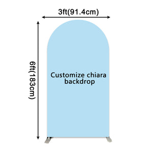 Mocsicka Customize Double-printed Chiara Cover Fabric Backdrop