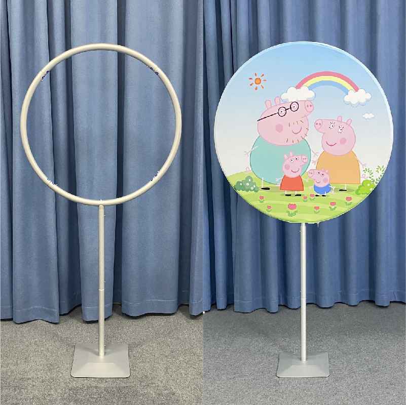 Flas Sale Mocsicka Aluminum Alloy Hoop Balloon Circle Loop Stand for Party Decoration