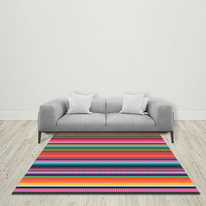 Mocsicka Mexico Fiesta Theme Ployester Floor for Party Decoration