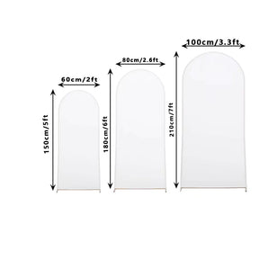 Mocsicka Arch Cover Backdrop Solid Color Doubleside Photography Background Wedding Birthday Party Decora Can‘t Custom Backdrop