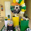 Mocsicka Football Goal Scoring Round cover and Cylinder Cover Kit for Baby Shower Party Decoration-Mocsicka Party