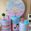 Mocsicka Custom Round cover and Cylinder Cover Kit for Party Decoration
