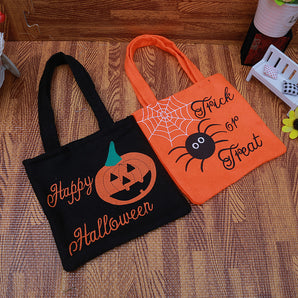 $19.9 Sale Mocsicka Halloween Pumpkin 2pcs Tote Bag