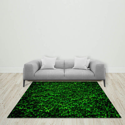 Mocsicka Green Leaf Ployester Floor for Birthday Party Decoration