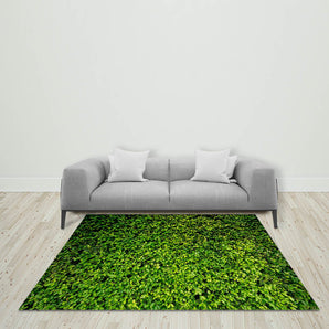 Mocsicka Emerald Green Leaves Ployester Floor for Party Decoration