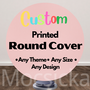 Mocsicka Custom Round Backdrop Cover